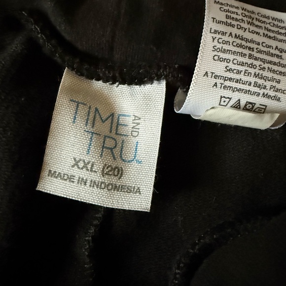 Time And Tru Womens Lounge Sweatpants  With Pockets XXL  (20) - Picture 4 of 4